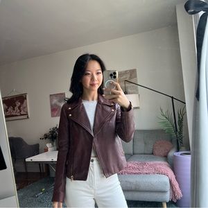 J. Crew REAL leather jacket